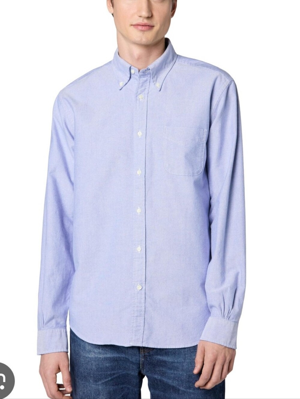 Brooks Brothers Blue Button-Down Dress Shirt